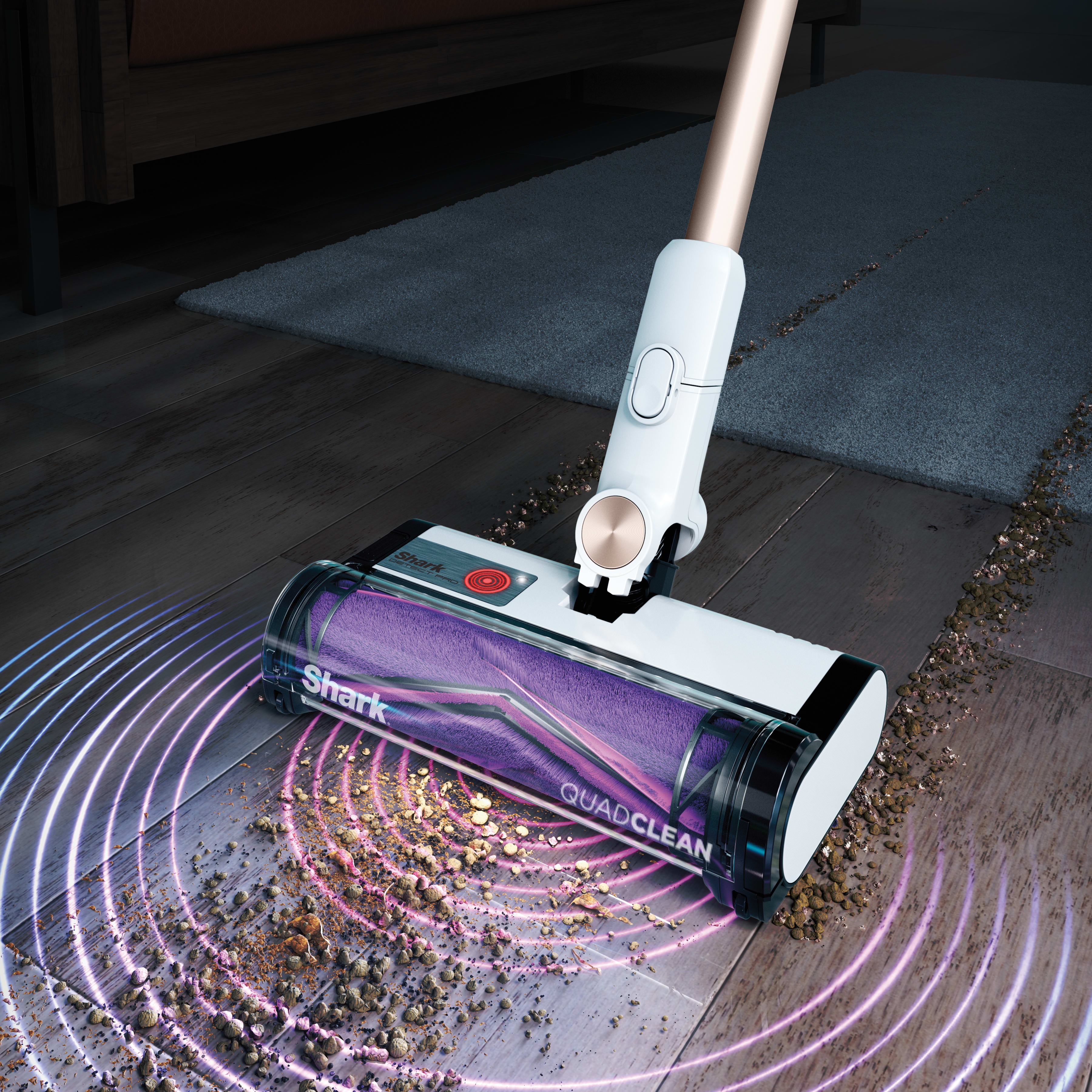 Cleaning a shark vacuum cleaner outlet